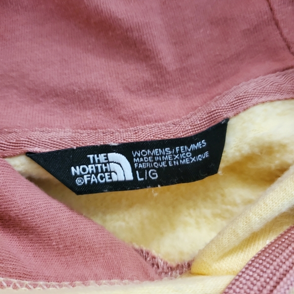 The North Face Hoodie Sweatshirt Womens Kangaroo pockets L Large Soft Logo front - Picture 5 of 5